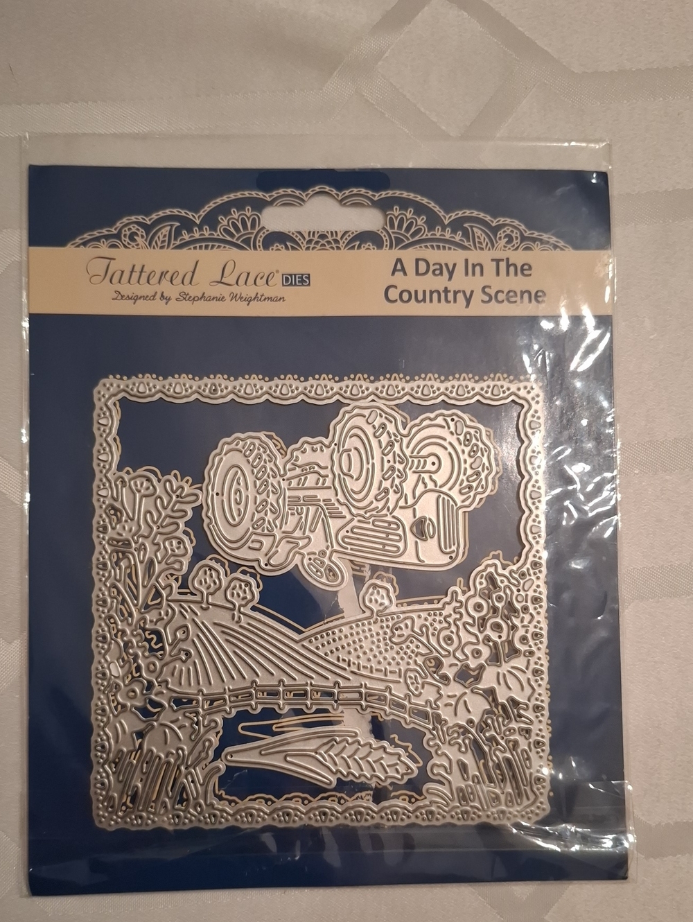 'A Day In The Country Scene' Metal Die – Blue
